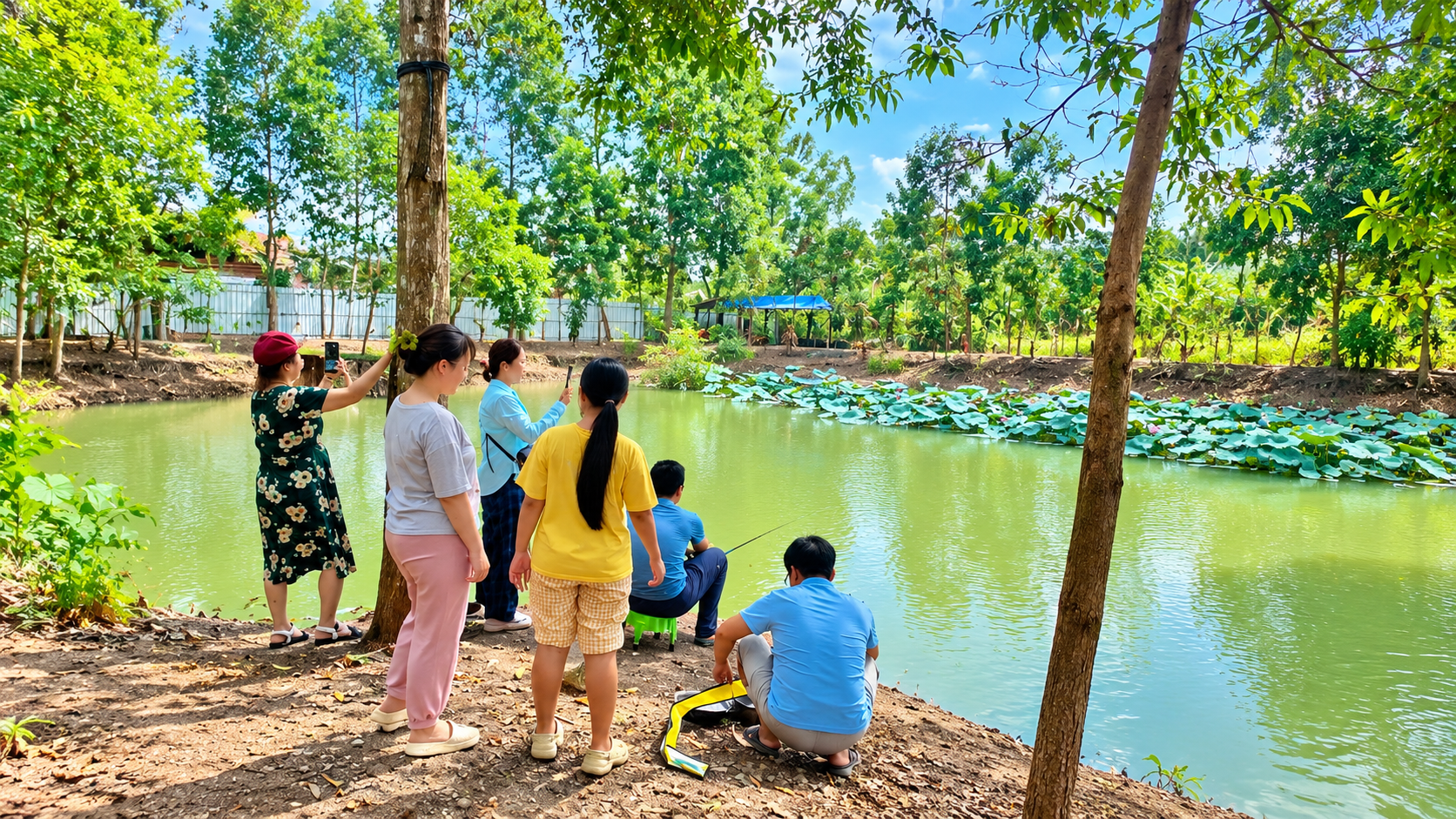 Tổ chức picnic và cắm trại cuối tuần