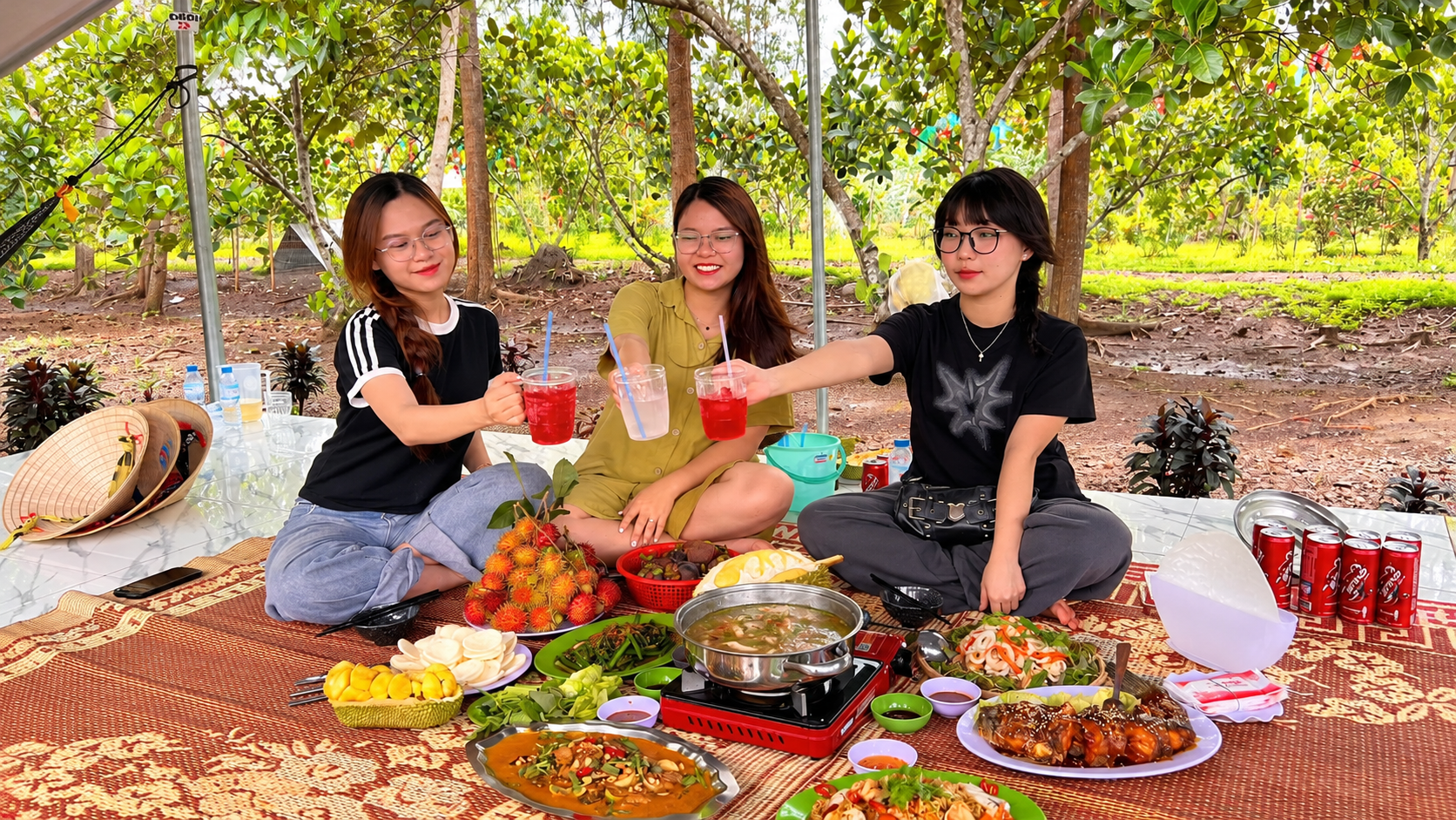Thưởng thức ẩm thực đồng quê